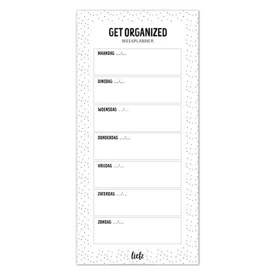 Liefz: Notitieblok | Weekplanner