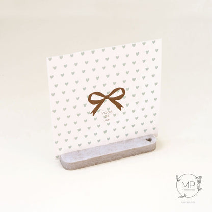 My paperstation:  Complimentjes voor de juf
