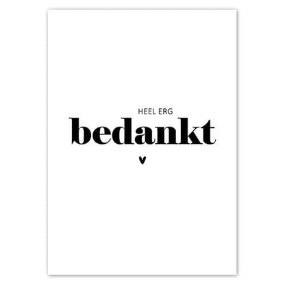 Liefz: Kaart | Heel erg bedankt