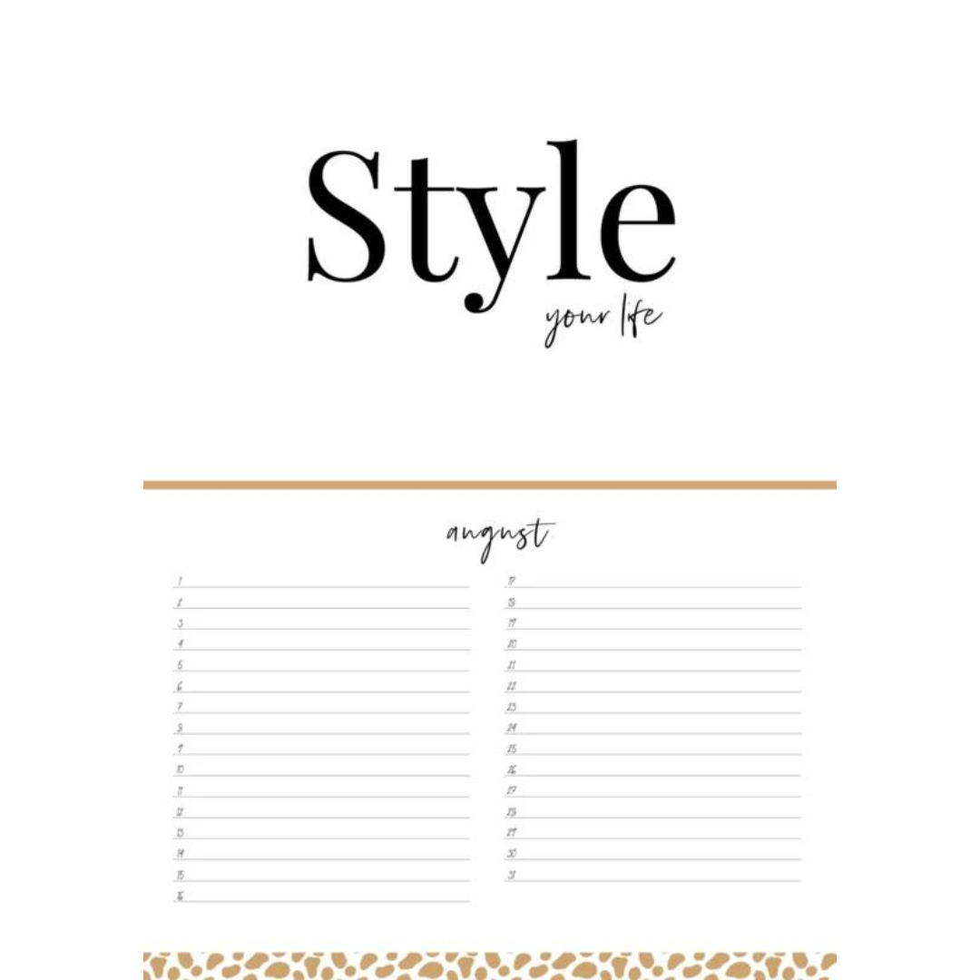 Stationery & gift: Verjaardagskalender 'Awesome'