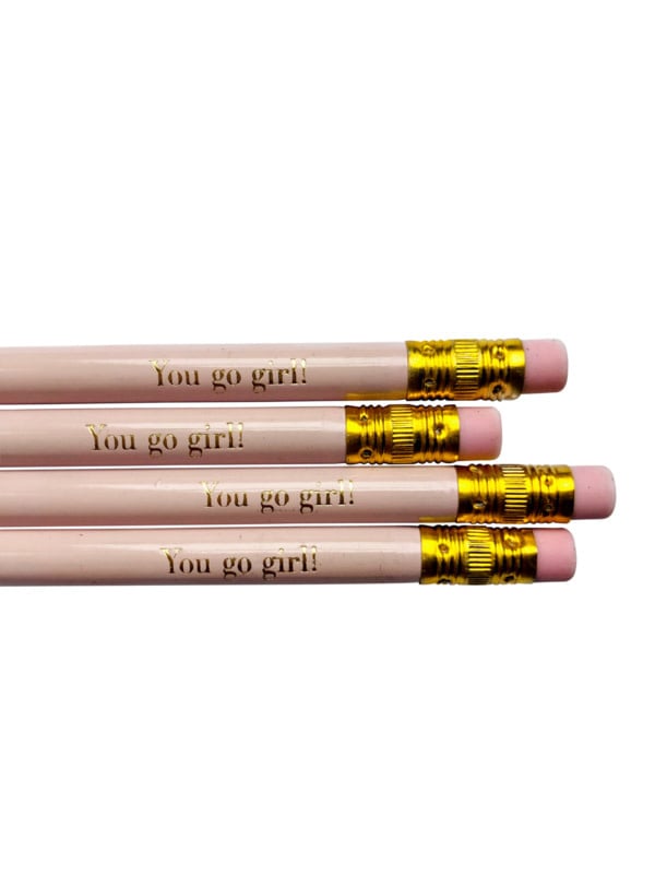 Stationery & gift potloden set you go girl