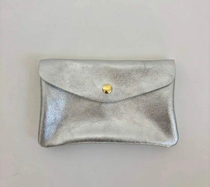 Wauw: Blush portemonnee groot - metallic zilver