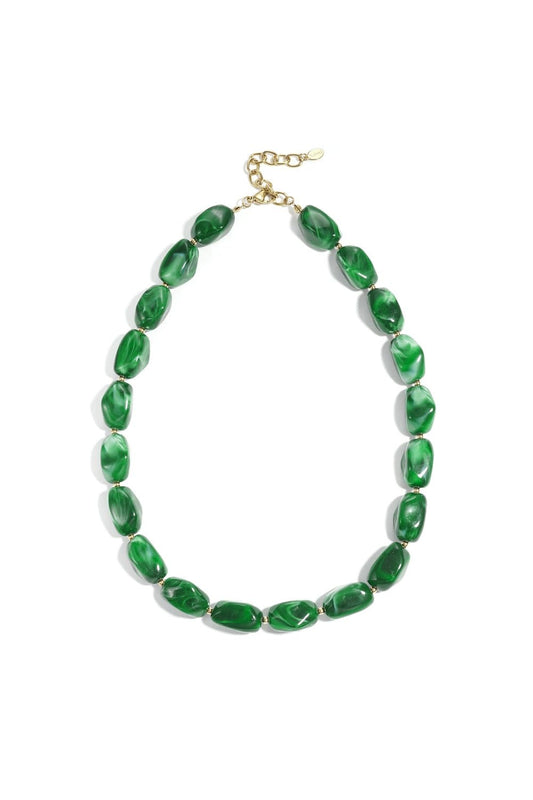 Yehwang: kralen ketting - groen