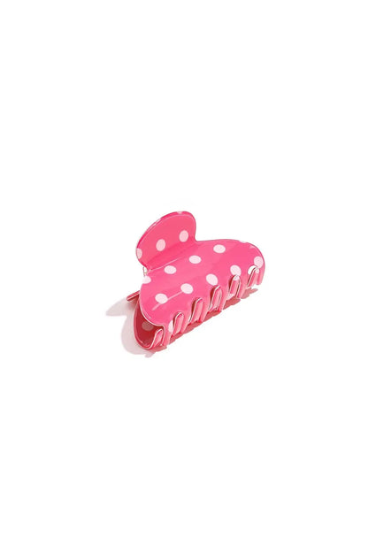Yehwang: Haarclip stippen - roze