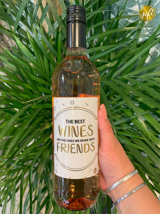 The big gifts: wijnfles rosé "the best wines are ..."