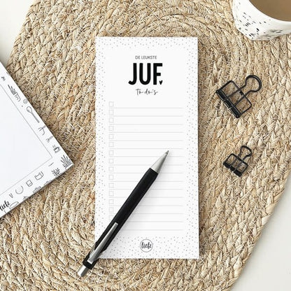 Liefz: Notitieblok | To do's | De leukste juf