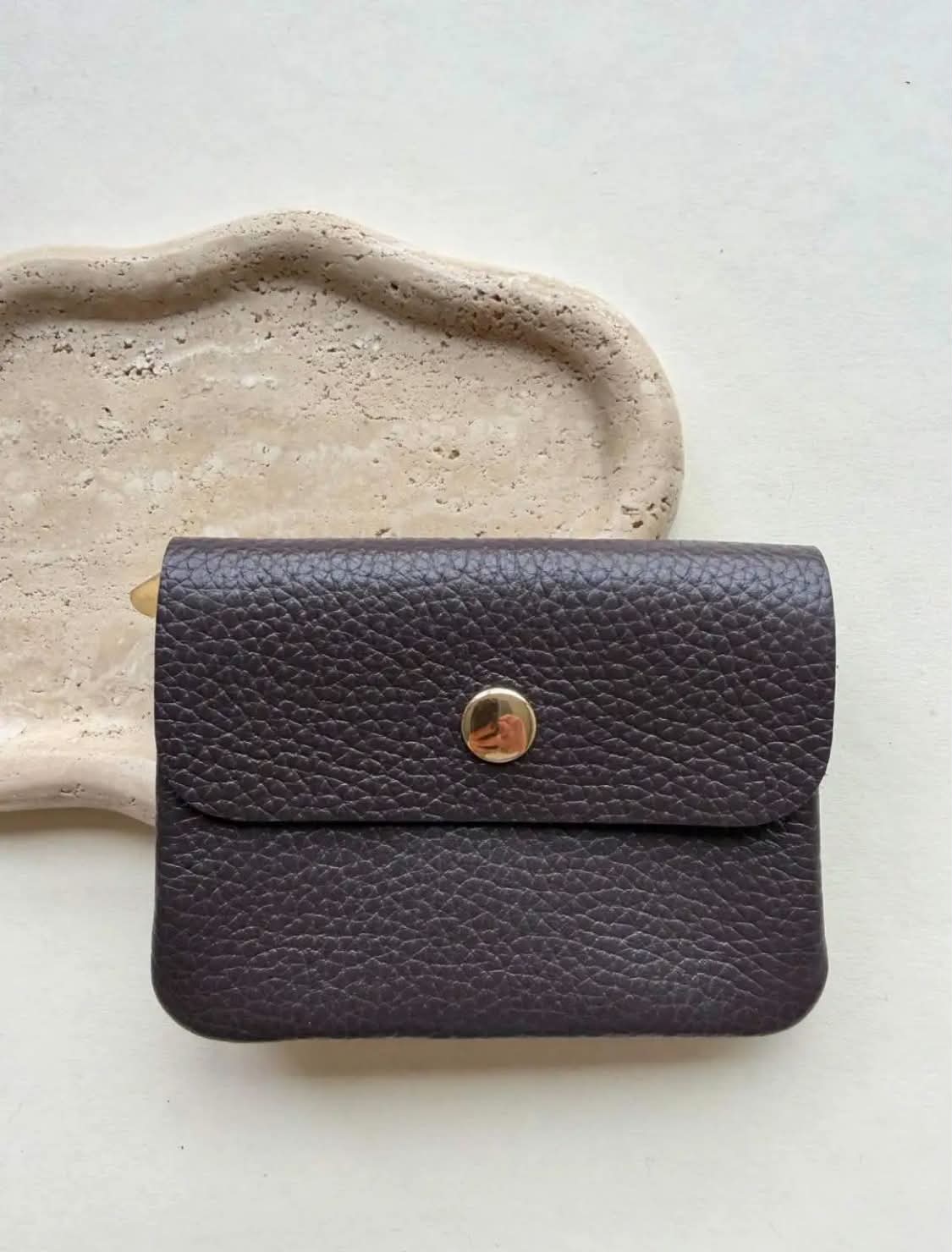 Blush portemonnee klein - donkerbruin