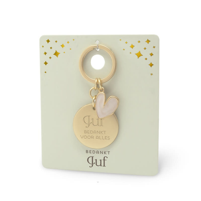 Miko: Edelsteen sleutelhanger -Juf