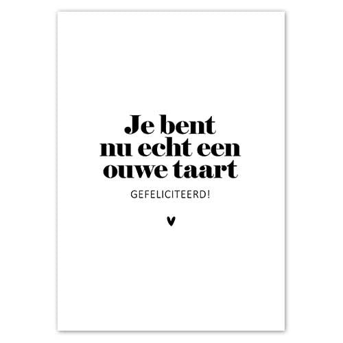 Liefz: Kaart | Je bent nu echt een ouwe taart