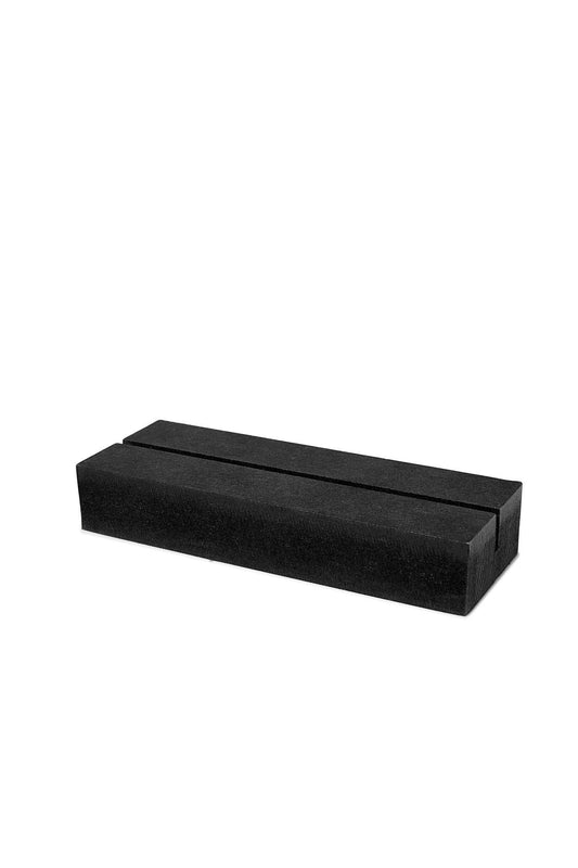 Muurcirkel standaard zwart hout - 9cm