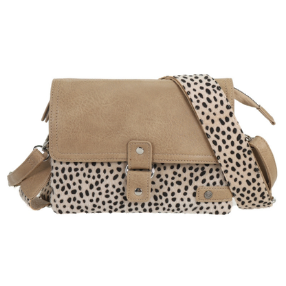 I'm dutch: Handtas - schoudertasje Bremen - Natural dot