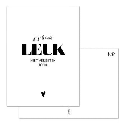 Liefz: Kaart | Jij bent leuk