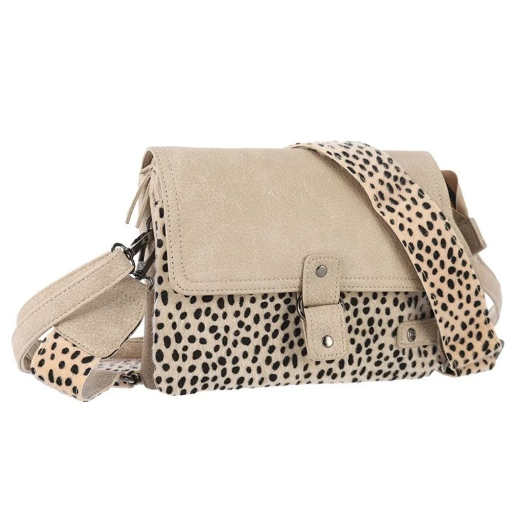 Crossbody tas Bremen | Natural Dot