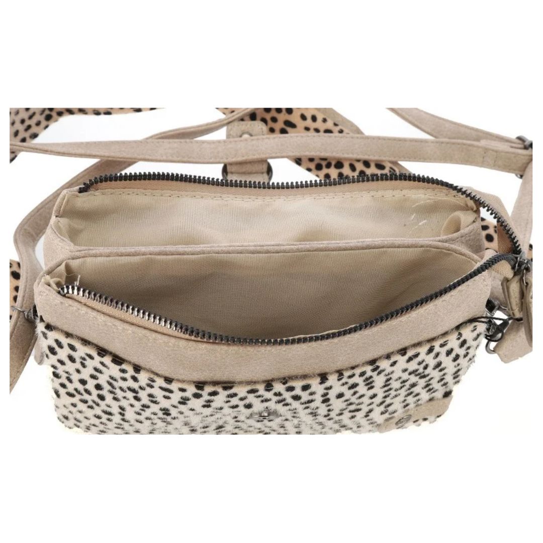 Crossbody tas Bremen | Natural Dot