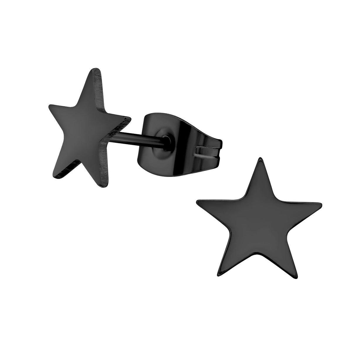 Precious jewels: Oorstekers - sterren zwart