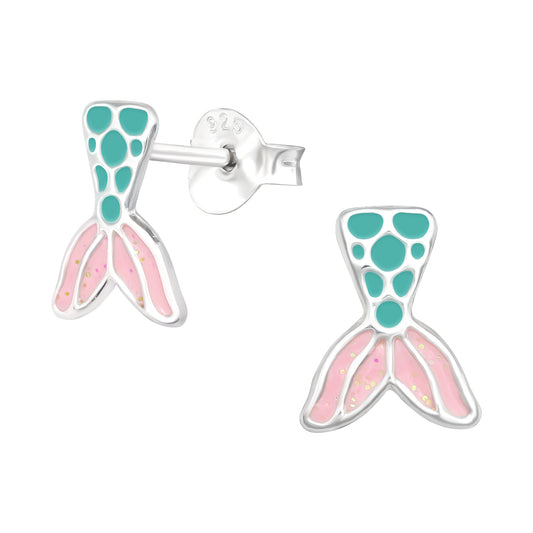 Precious jewels: Oorstekers - zeemeermin staart