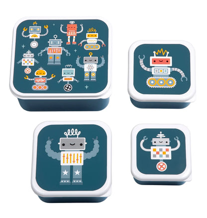 ALLC: Lunch & snack box set: robots