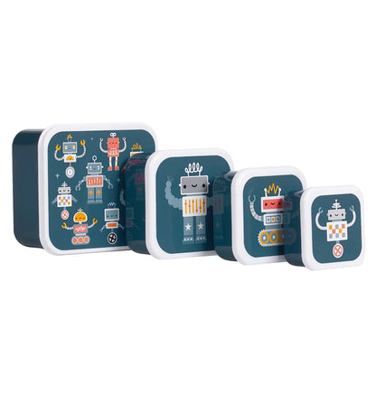 ALLC: Lunch & snack box set: robots
