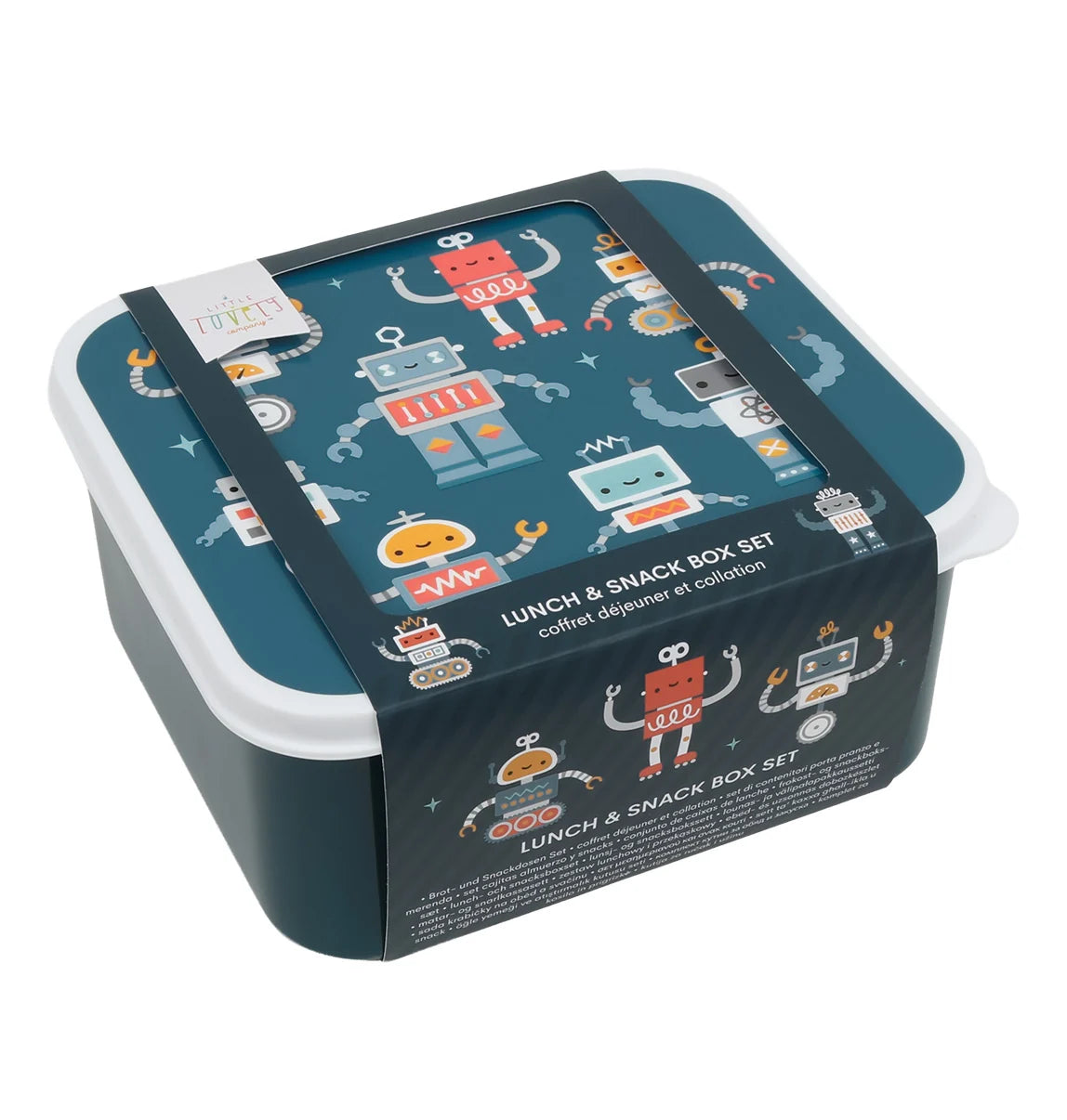ALLC: Lunch & snack box set: robots