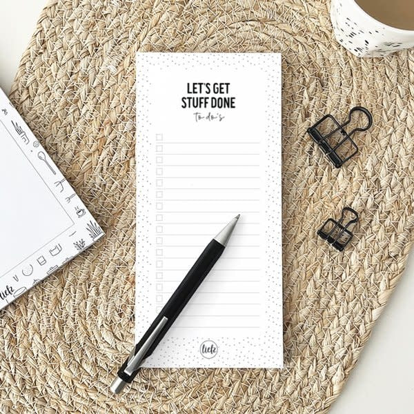 Liefz: Notitieblok | To do's | Let's get stuff done