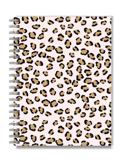 Stationery & gift Notebook A5 Softcover | Pink Leopard