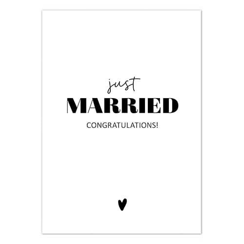 Liefz: Kaart a6 | Just married