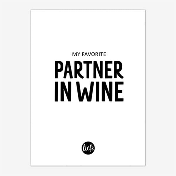Liefz: Fles etiket | Partner in wine