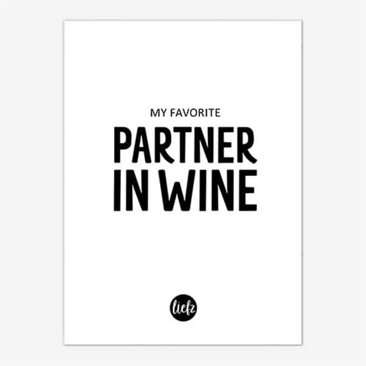 Liefz: Fles etiket | Partner in wine