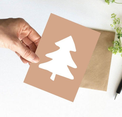 Nynke ontwerpt: Kaart | Kerstboom