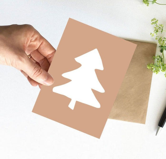 Nynke ontwerpt: Kaart | Kerstboom