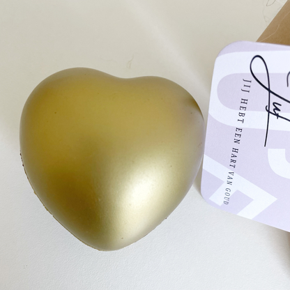Liefde op papier: Gouden hart kado| Juf