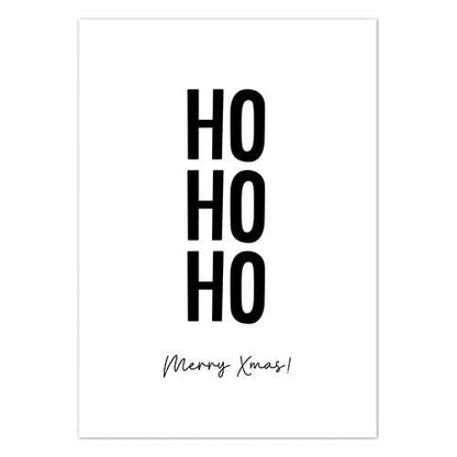 Liefz: Kerstkaart |  Ho Ho Ho Merry Christmas