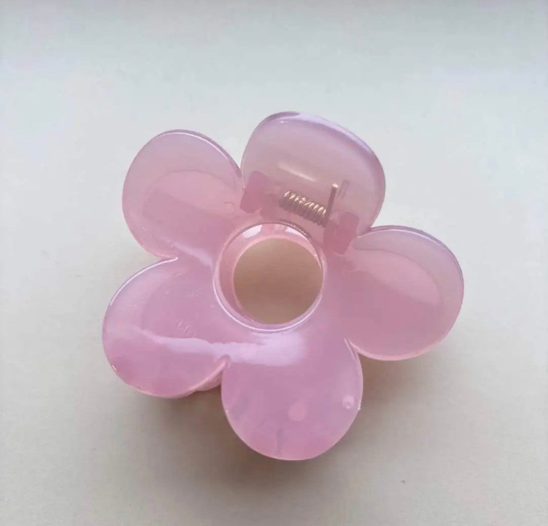 Wauw: Haarclip bloem - roze