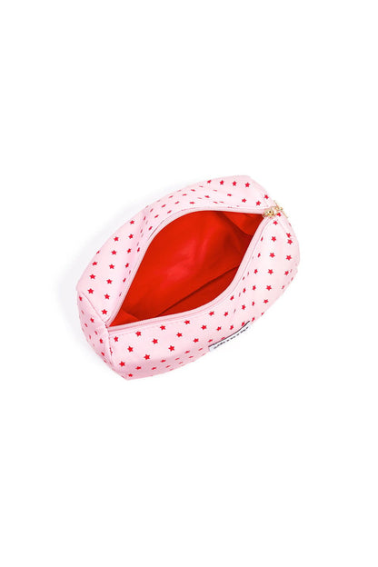 Yehwang: toilettas - sterren - rood en lichtroze