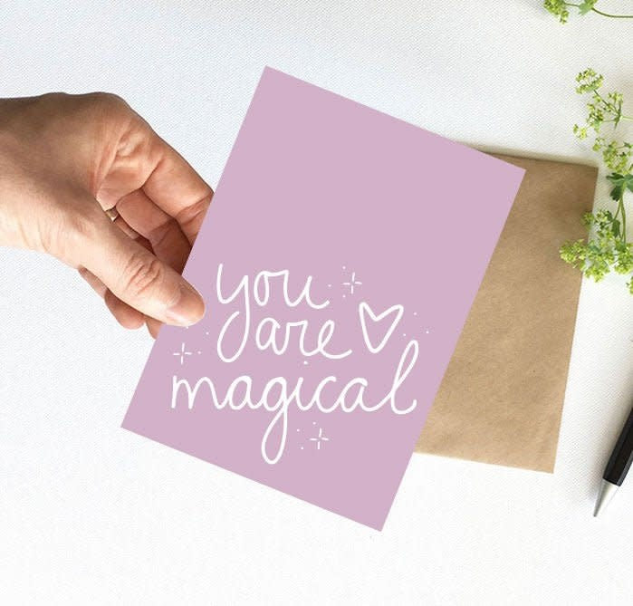 Nynke Ontwerpt: Kaart a6 | You Are Magical