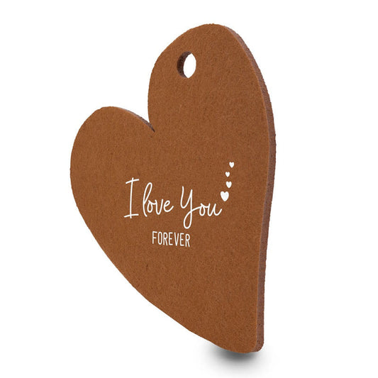Miko: Vilten onderzetter - hart - i love you