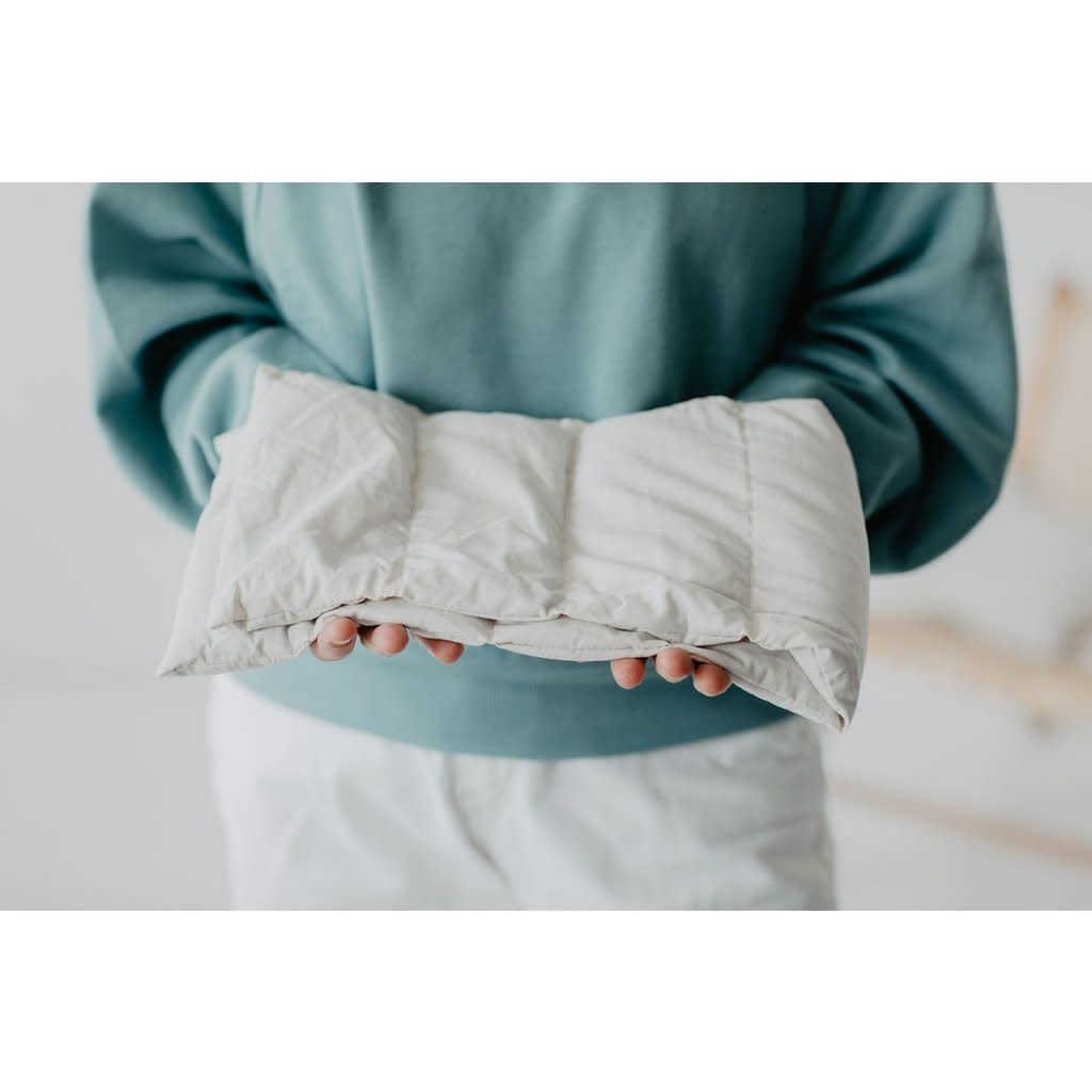 Janneke's Warmtesjaal Jersey oudroze| Biologisch lijnzaad