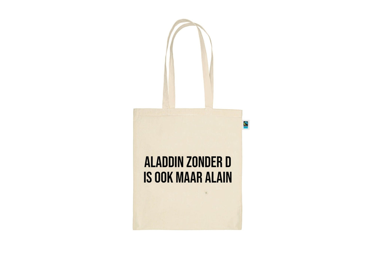 Karen françois: Totebag - Aladdin zonder D is ook maar Alain