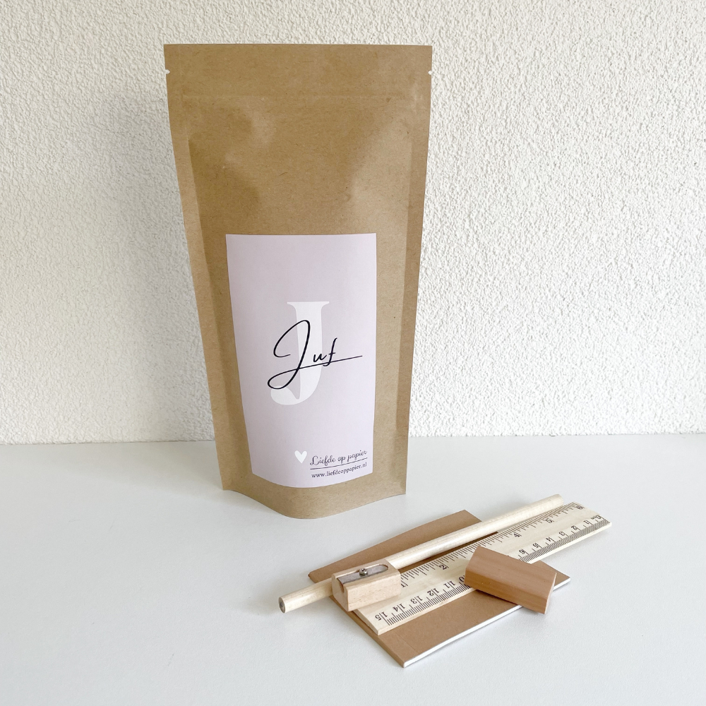 Liefde op papier: Kadoset| Juf