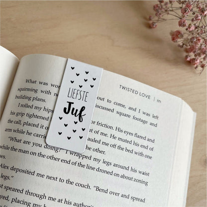 Sproetiz: Boekenlegger magnetisch - Liefste Juf