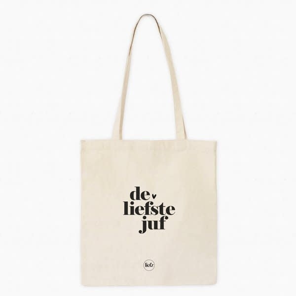 Liefz: Katoenen tas | De liefste juf