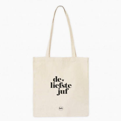 Liefz: Katoenen tas | De liefste juf