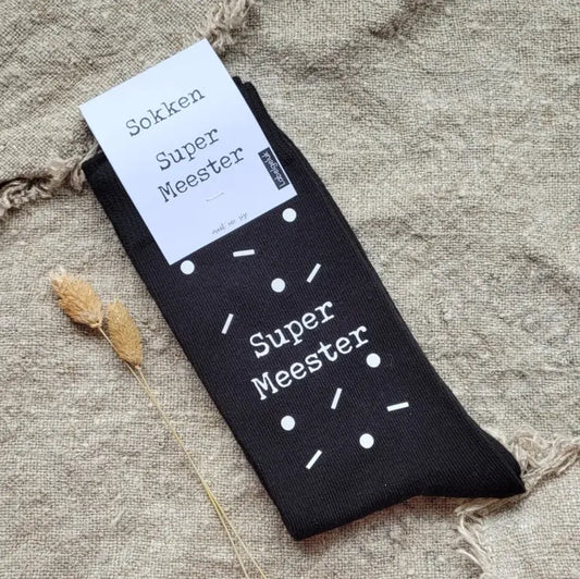 Labelgeluk: Sokken | super meester maat 43/46