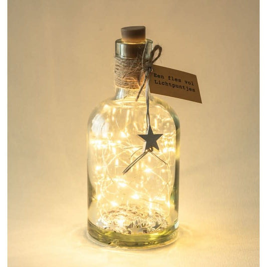Sidedish: Fles vol lichtpuntjes