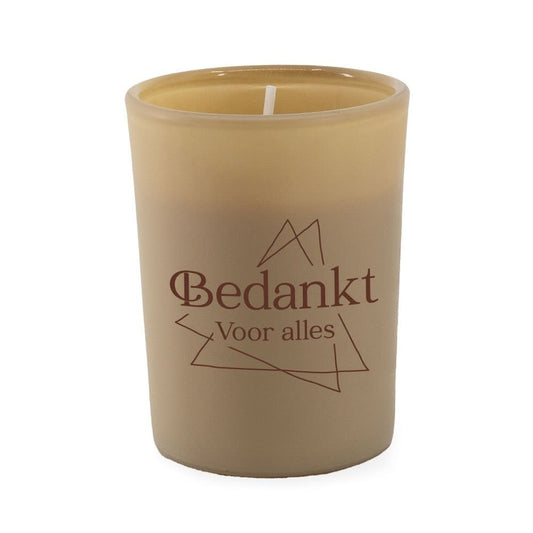 Miko: kaars - wenslichtje: Bedankt