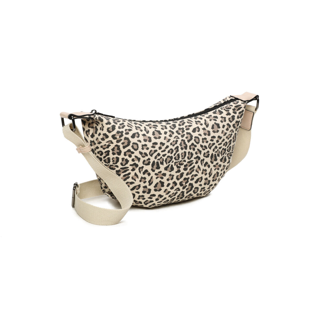 Ines Delaure: handtas schoudertas - leo beige