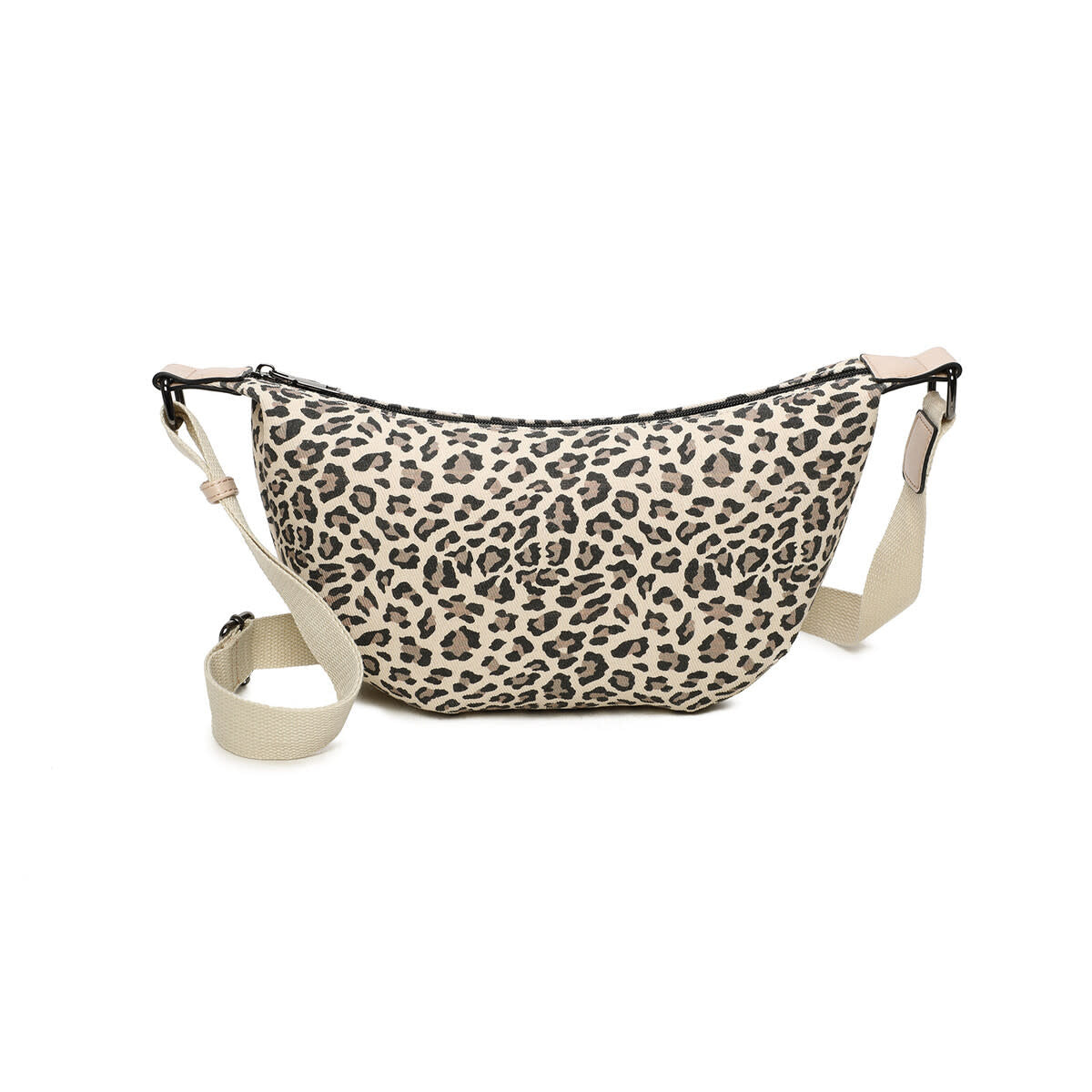 Ines Delaure: handtas schoudertas - leo beige