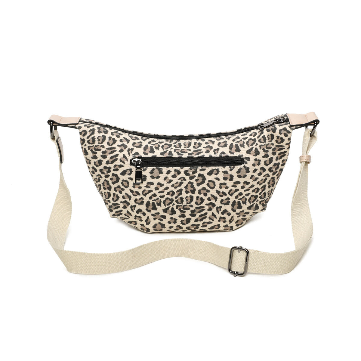 Ines Delaure: handtas schoudertas - leo beige