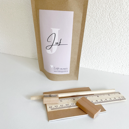 Liefde op papier: Kadoset| Juf