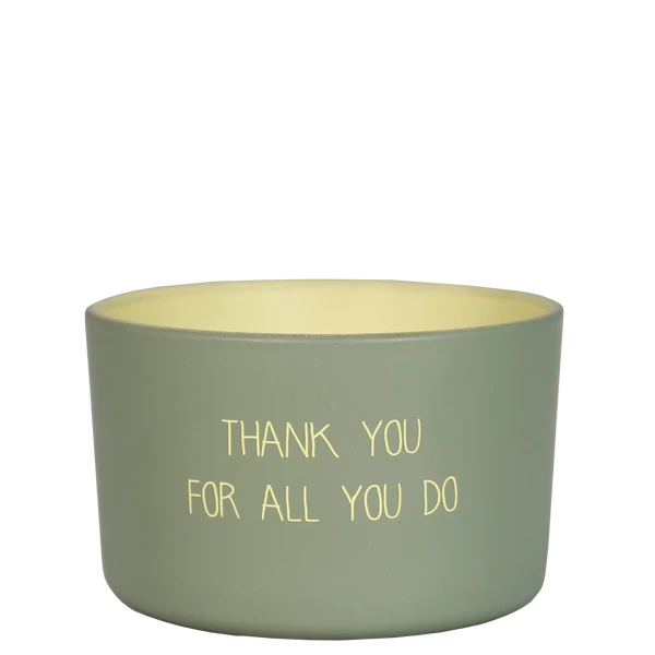 My Flame: Buitenkaars: Thank you for all you do